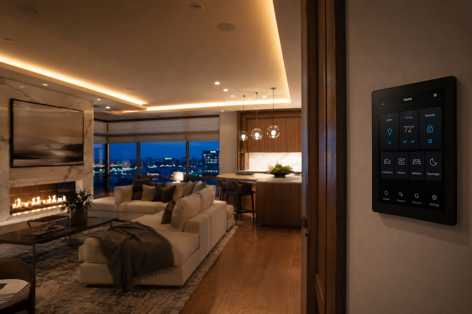 Modern luxury residence smart home